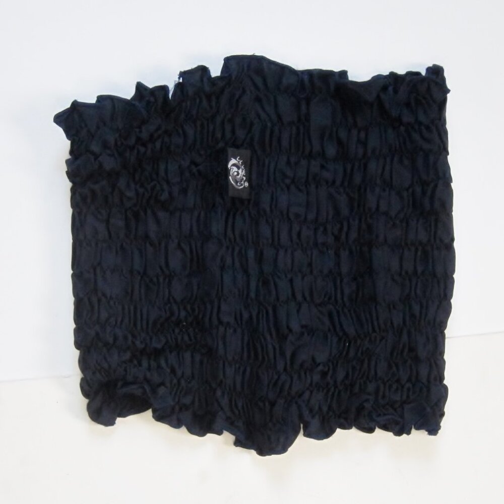 Stretchy black camisole top, size L